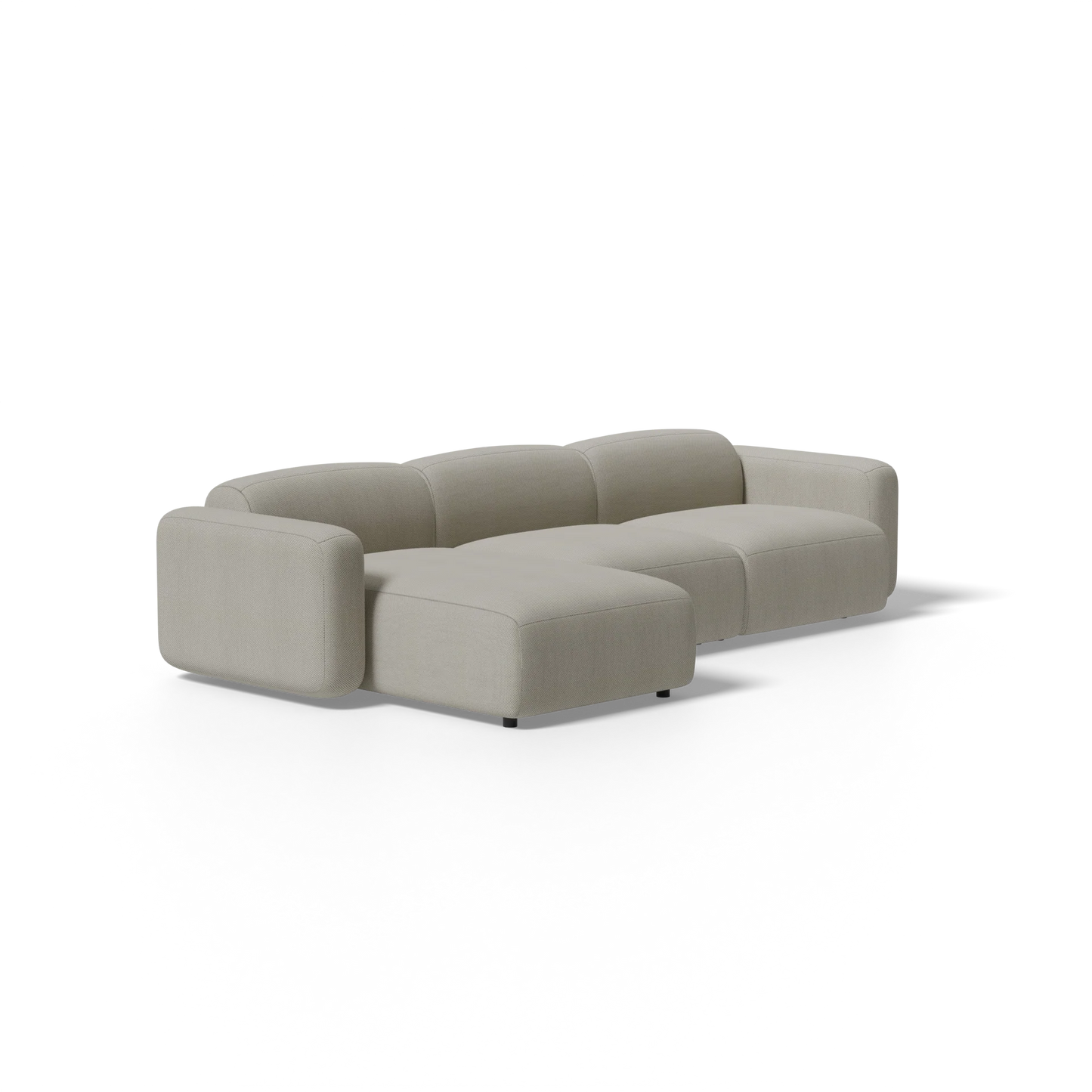 Three-Piece Soft Serve Sectional