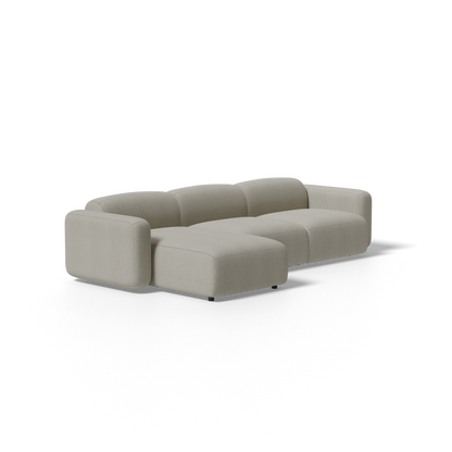 Three-Piece Soft Serve Sectional