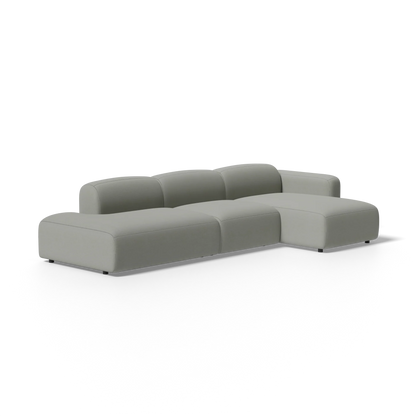 Three-Piece Soft Serve Sectional