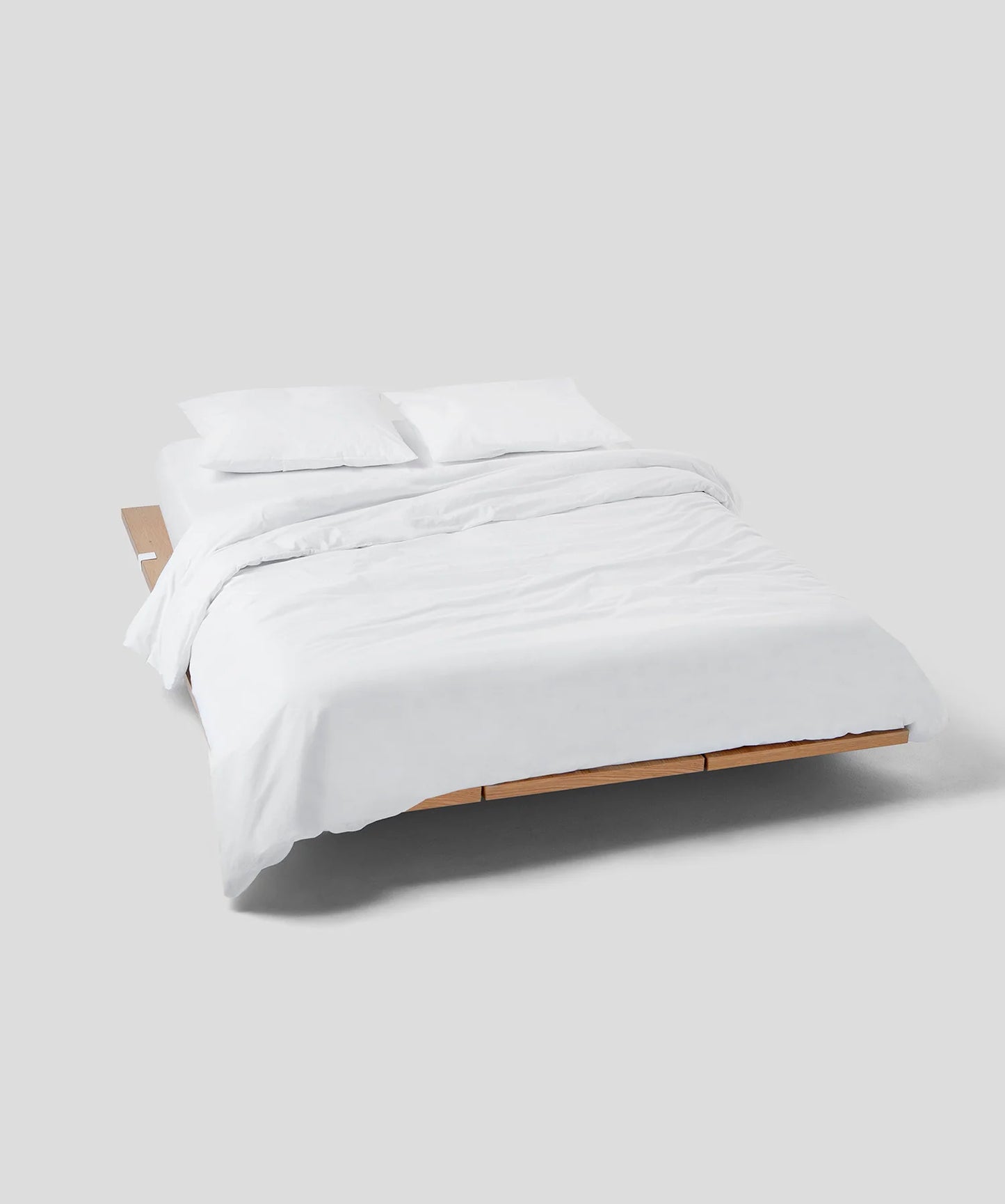 Percale Duvet Cover - Full/Queen - White