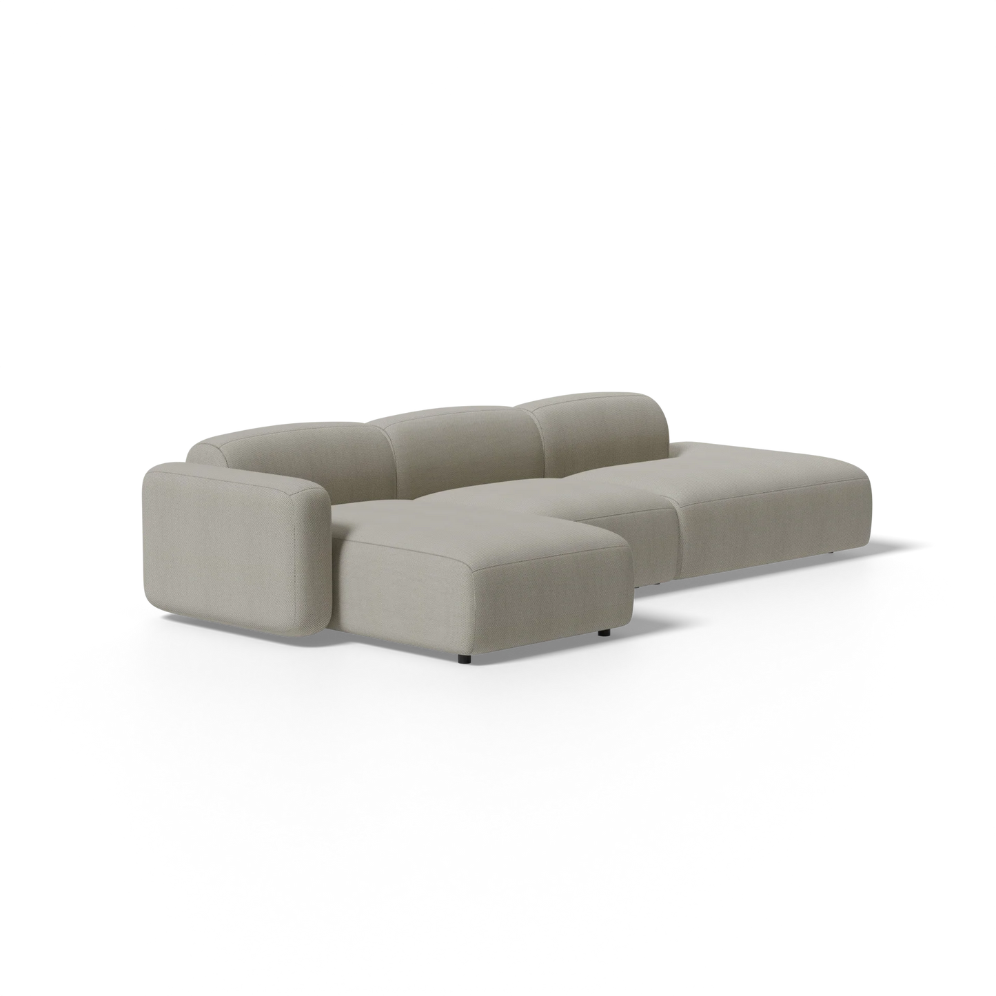 Three-Piece Soft Serve Sectional