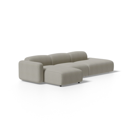 Three-Piece Soft Serve Sectional