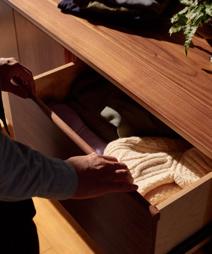 Two Unit Dresser - Two Open Shelf Unit Beige