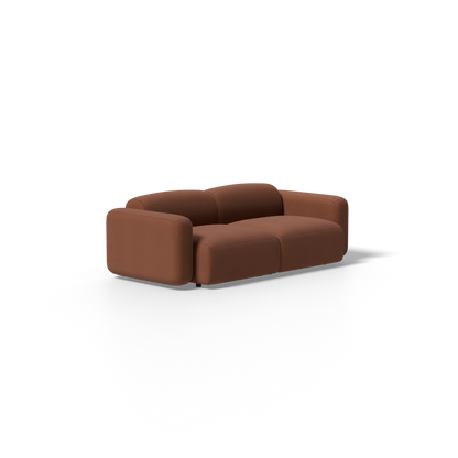 Two-Piece Soft Serve Sectional