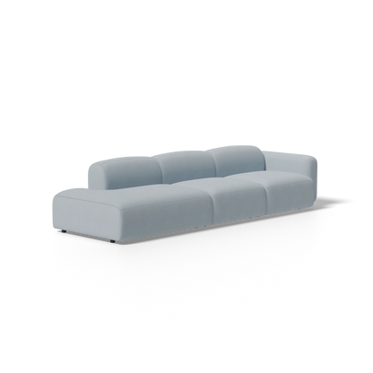 Three-Piece Soft Serve Sectional