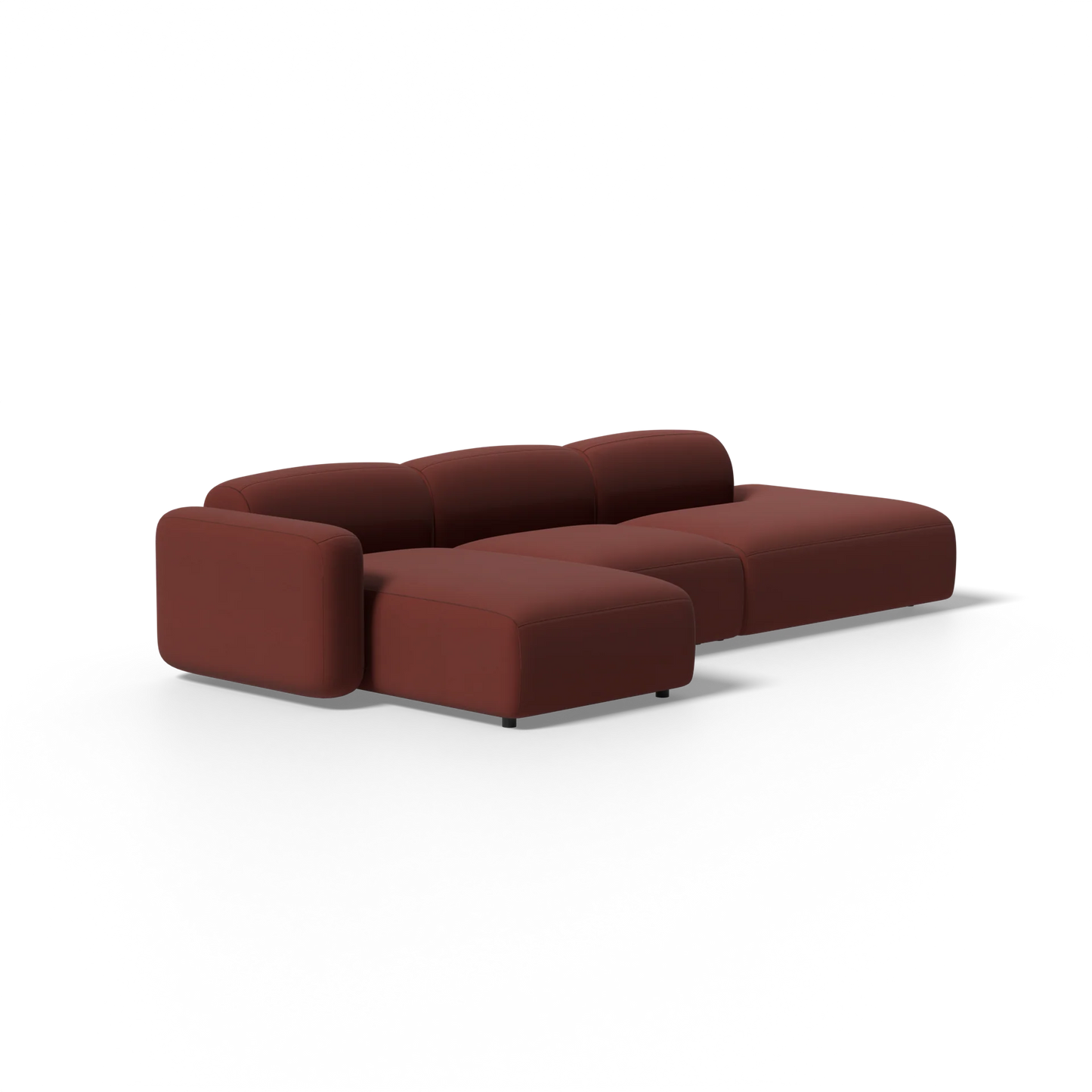 Three-Piece Soft Serve Sectional