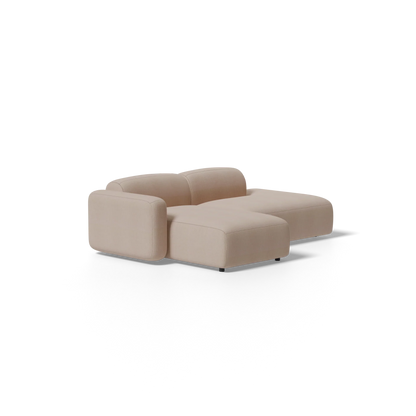 Two-Piece Soft Serve Sectional