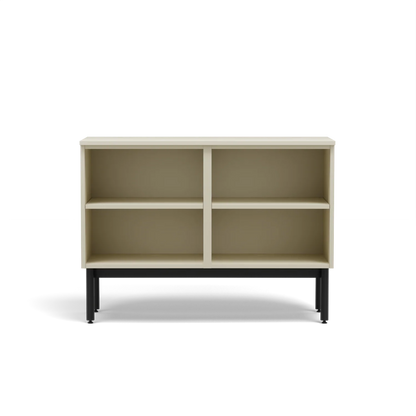 Two Unit Dresser - Two Open Shelf Unit Beige