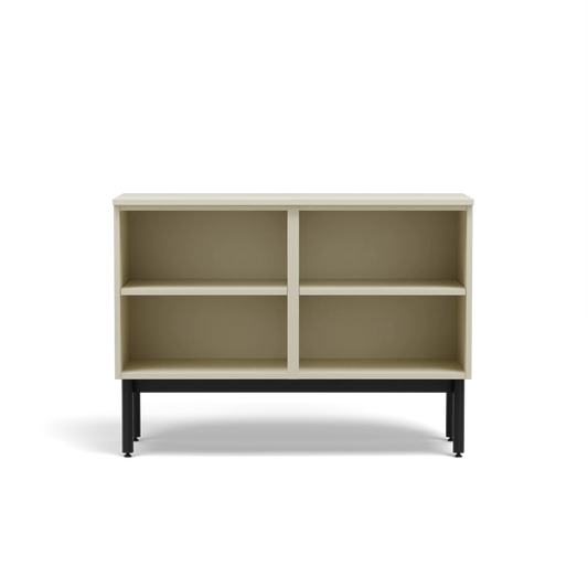 Two Unit Dresser - Two Open Shelf Unit Beige