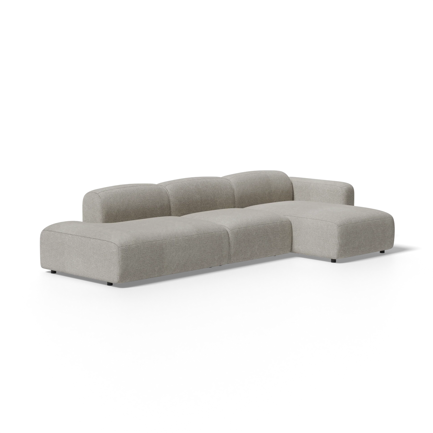 Three-Piece Soft Serve Sectional
