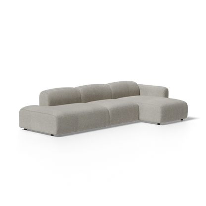 Three-Piece Soft Serve Sectional