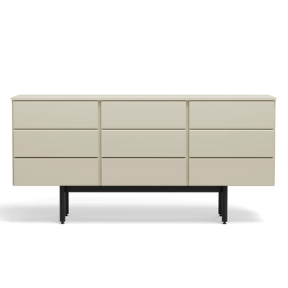 Three Unit Dresser - Three 3-Medium Drawer Beige/Beige