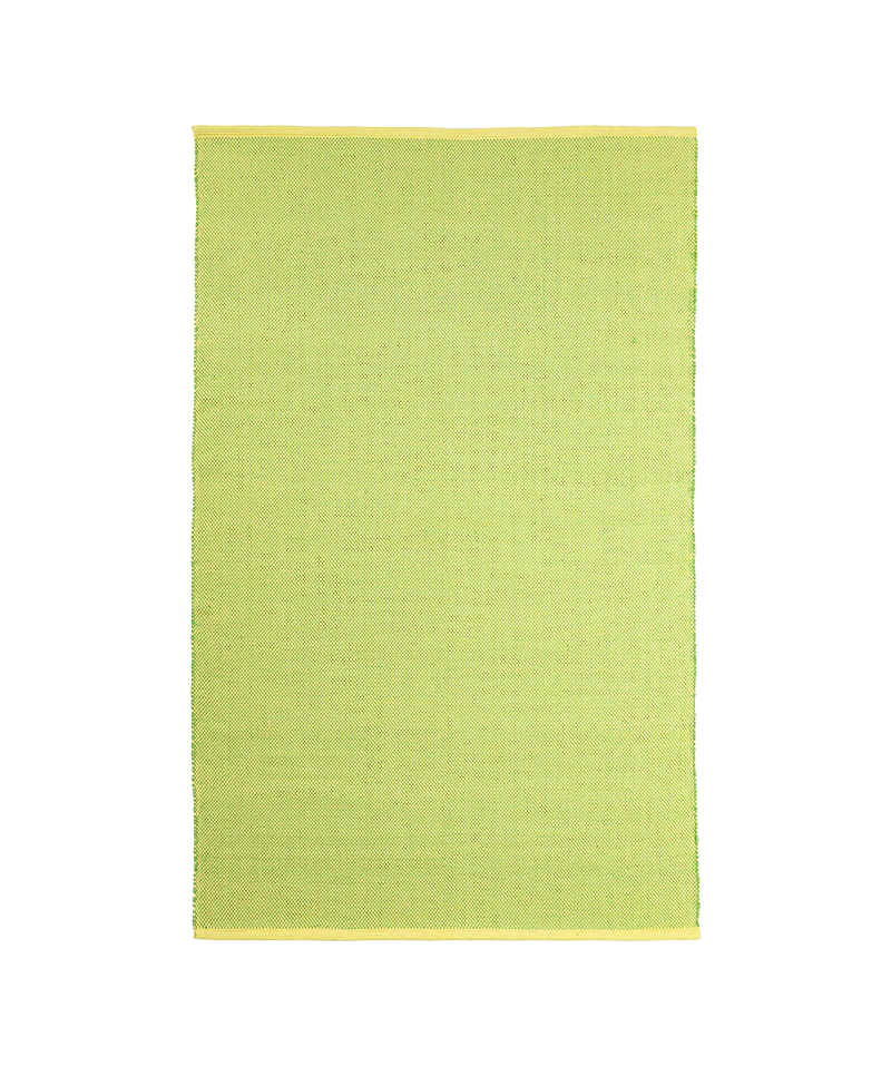 Grid Rug - Lime/Yellow