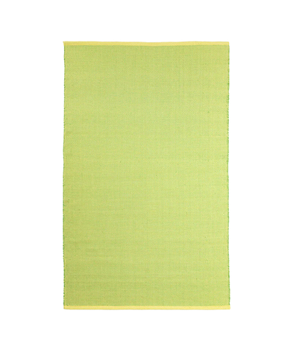 Grid Rug - Lime/Yellow