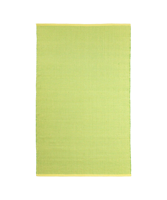 Grid Rug - Lime/Yellow