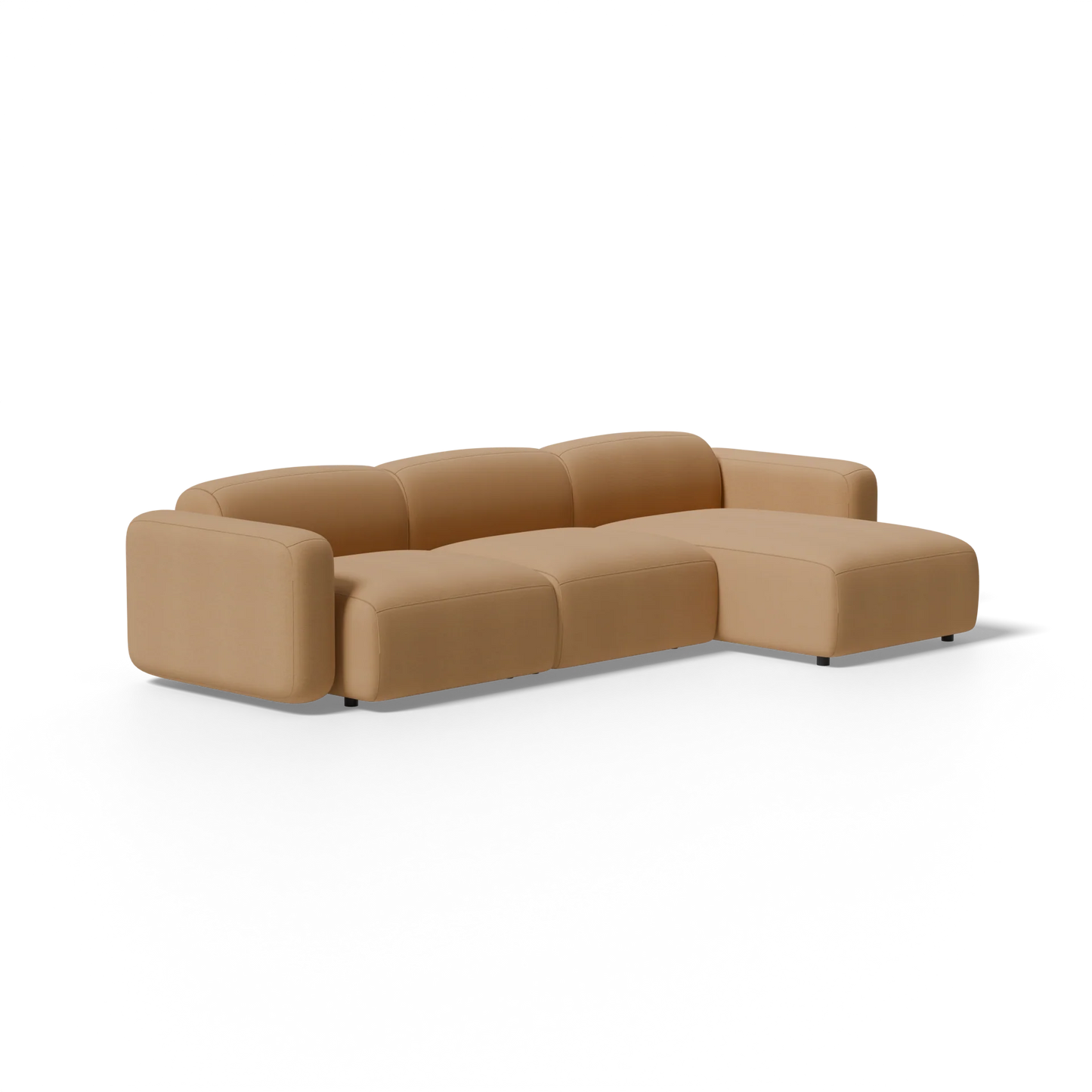Three-Piece Soft Serve Sectional