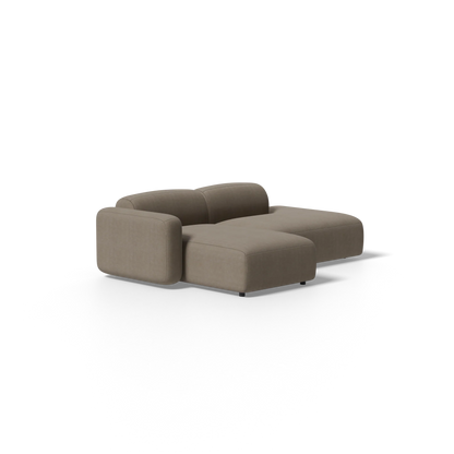 Two-Piece Soft Serve Sectional