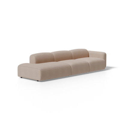 Three-Piece Soft Serve Sectional