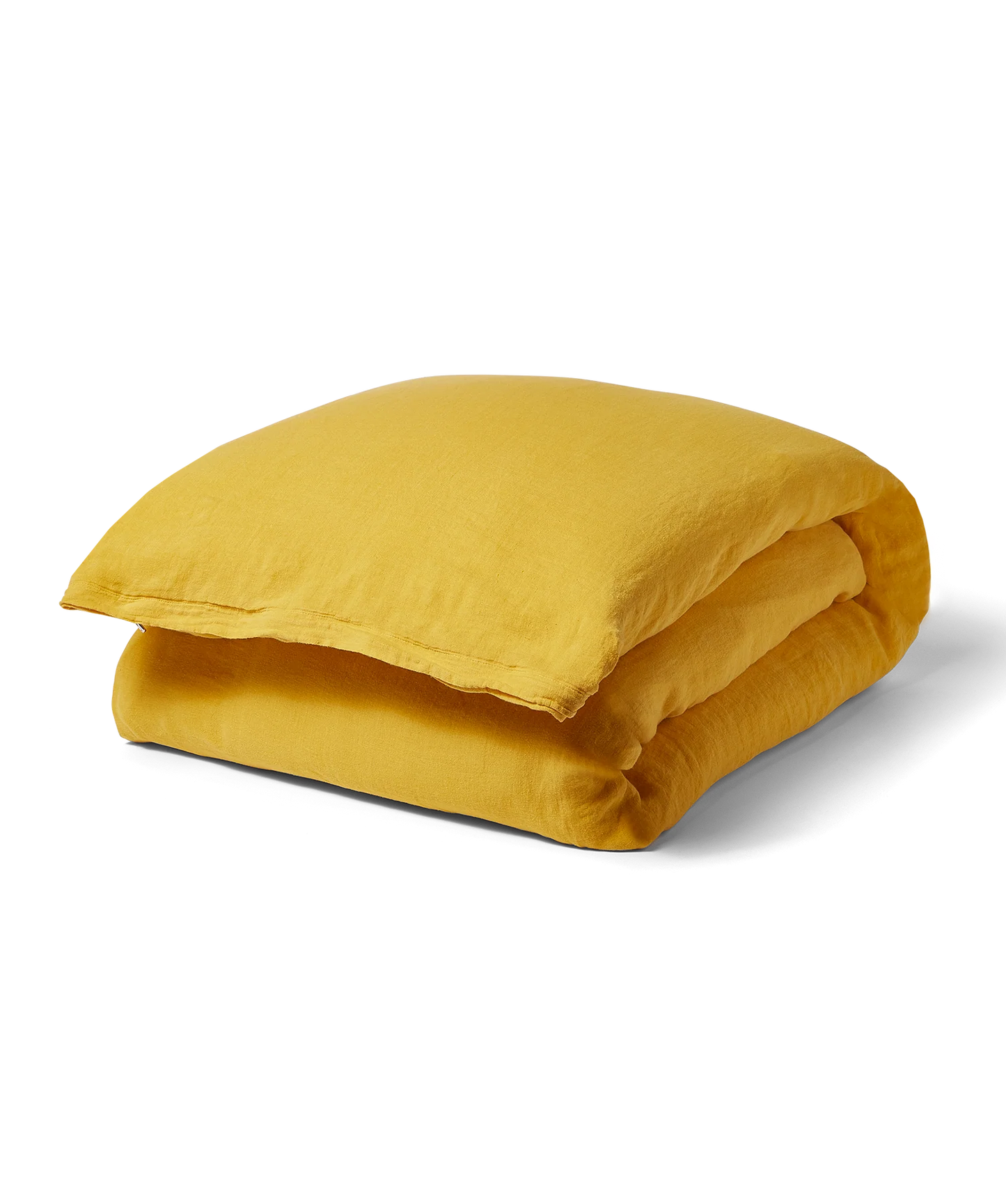 Linen Duvet Cover - Full/Queen - Mustard