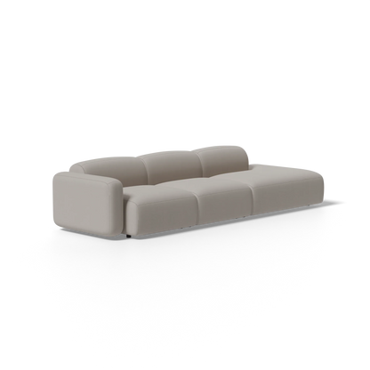 Three-Piece Soft Serve Sectional