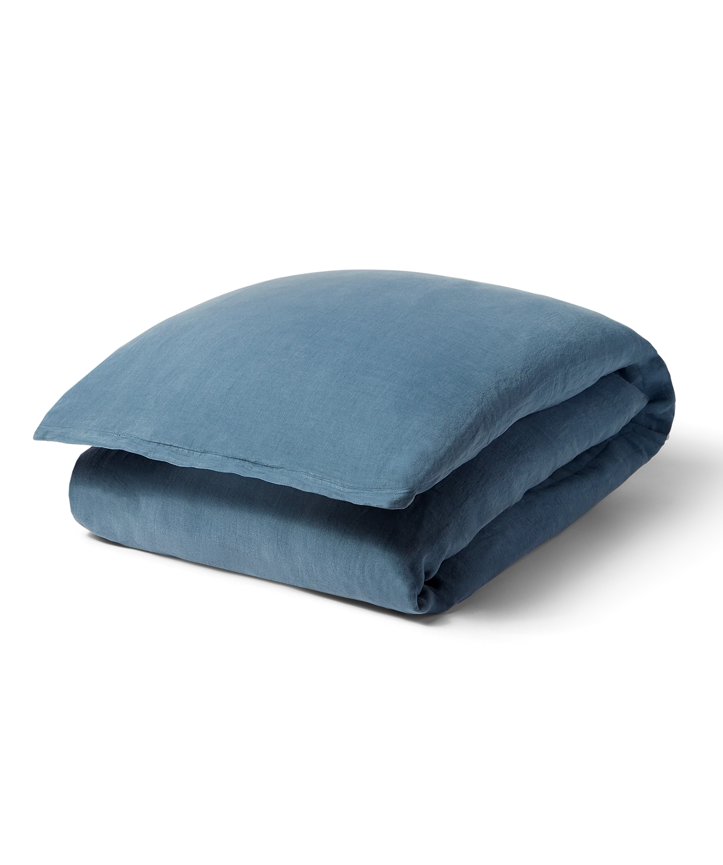 Linen Duvet Cover - Full/Queen - Blue