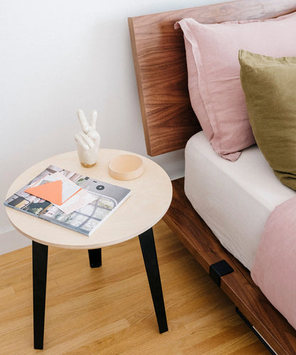 The Side Table - Small Fog/White