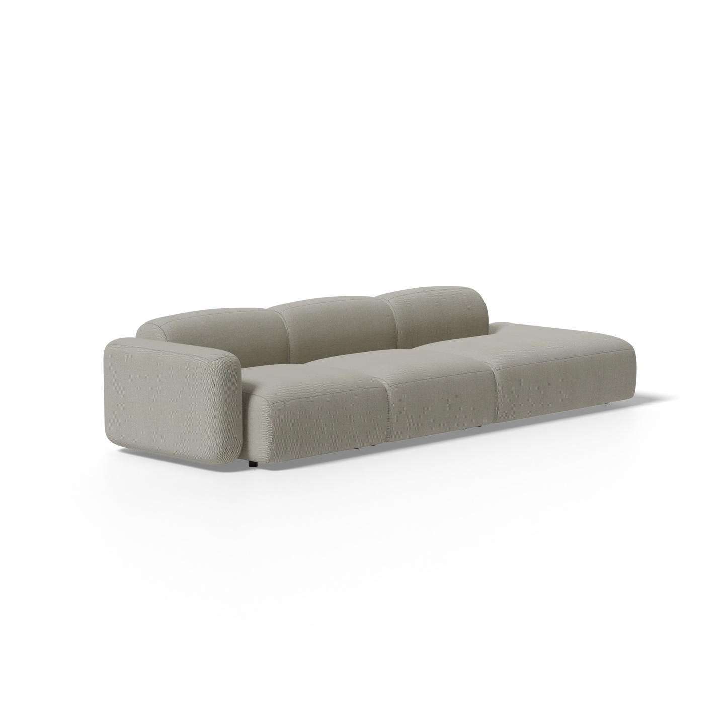 Three-Piece Soft Serve Sectional