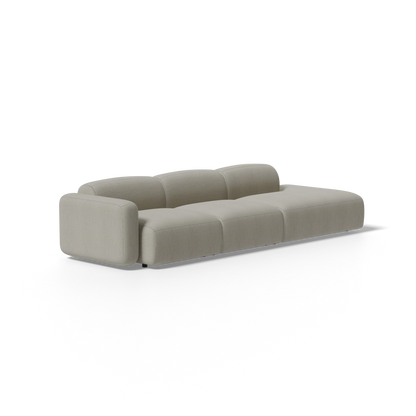 Three-Piece Soft Serve Sectional