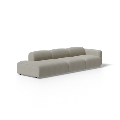 Three-Piece Soft Serve Sectional