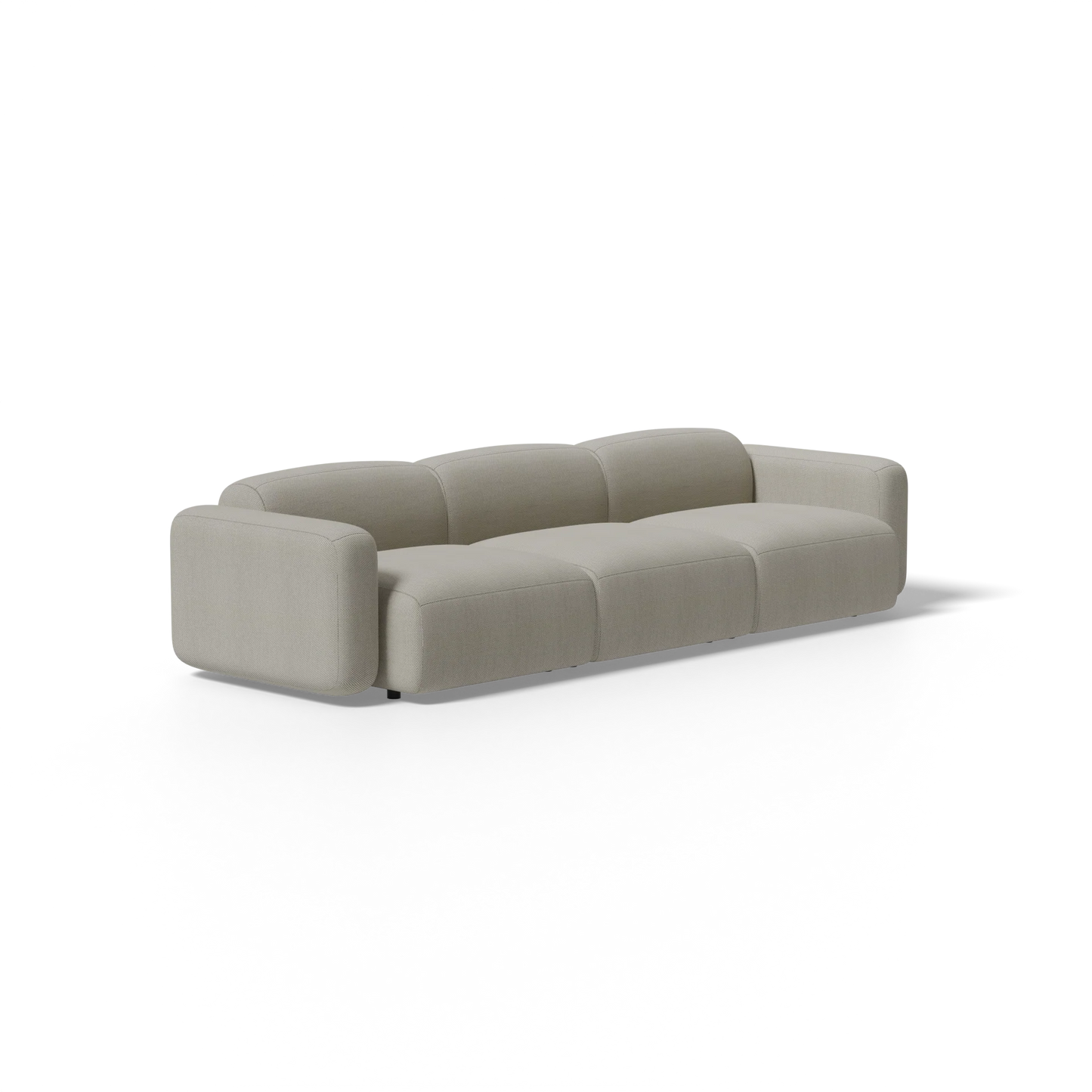 Three-Piece Soft Serve Sectional