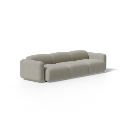 Three-Piece Soft Serve Sectional