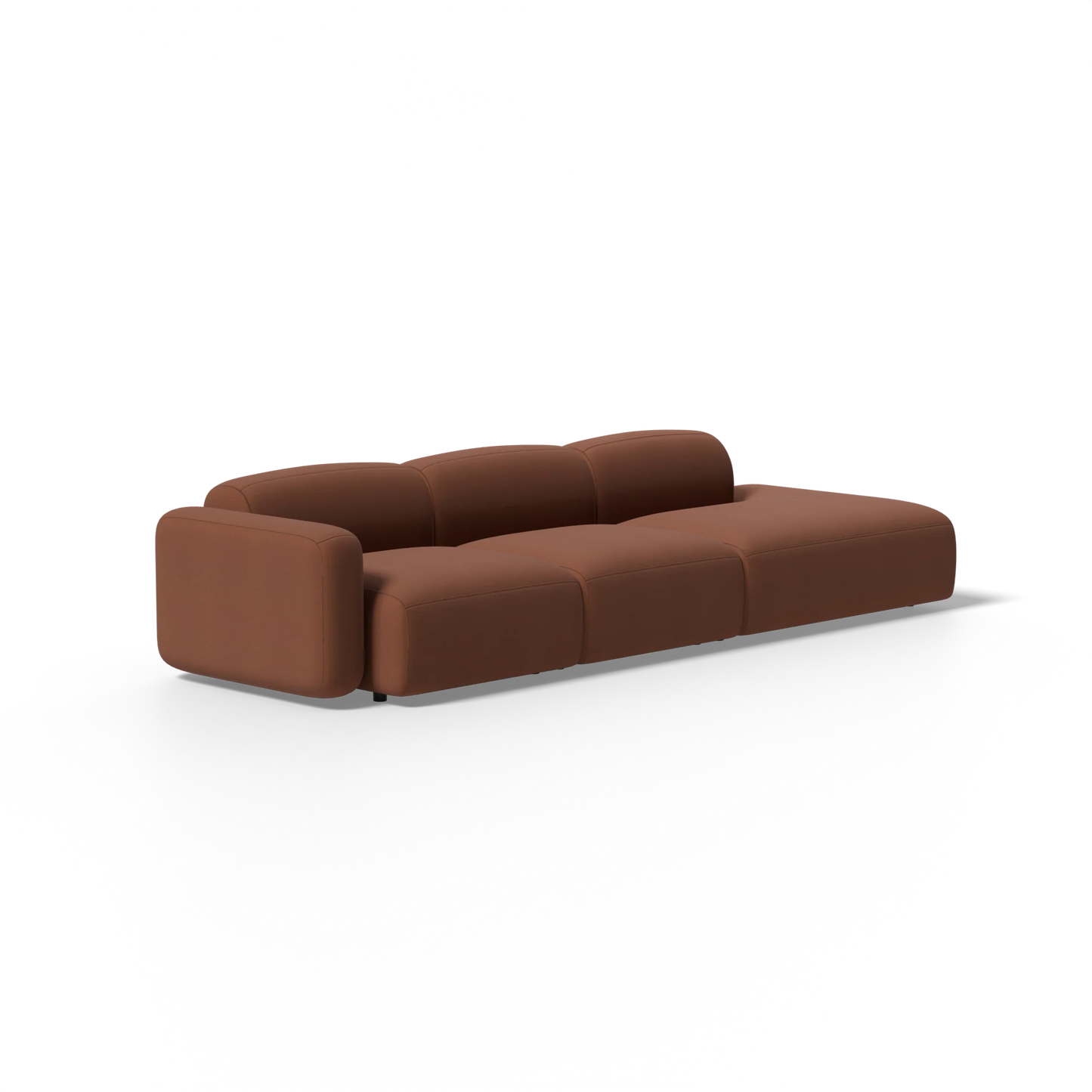 Three-Piece Soft Serve Sectional