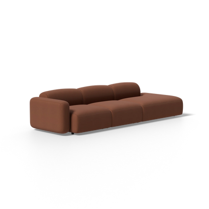 Three-Piece Soft Serve Sectional