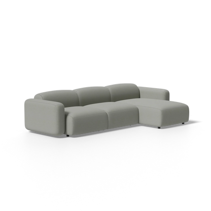 Three-Piece Soft Serve Sectional