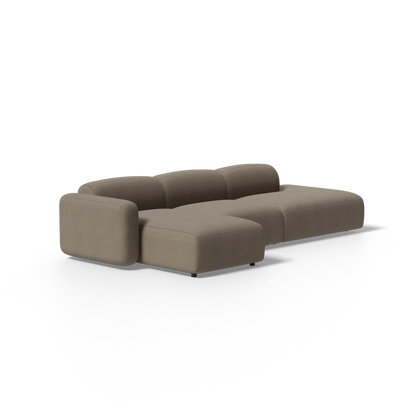 Three-Piece Soft Serve Sectional
