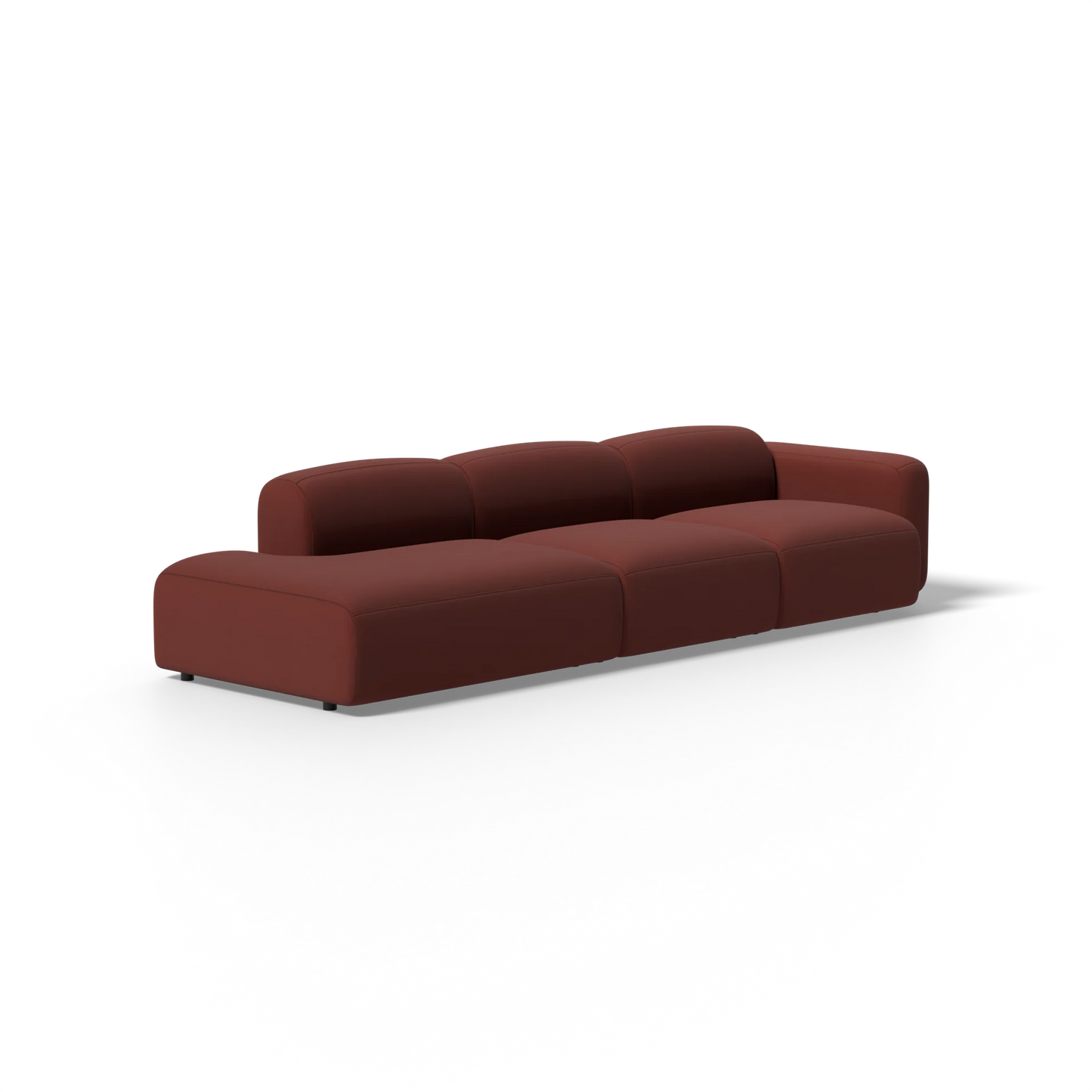 Three-Piece Soft Serve Sectional