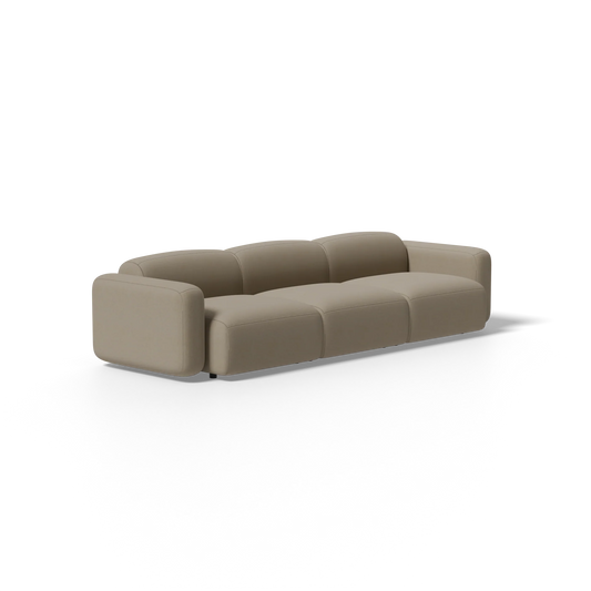 Three-Piece Soft Serve Sectional