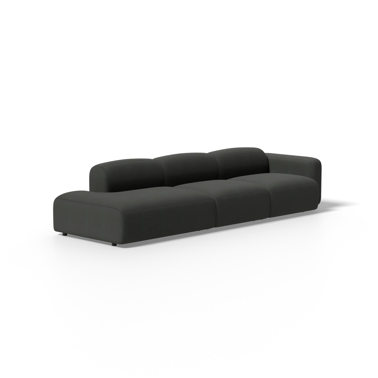 Three-Piece Soft Serve Sectional