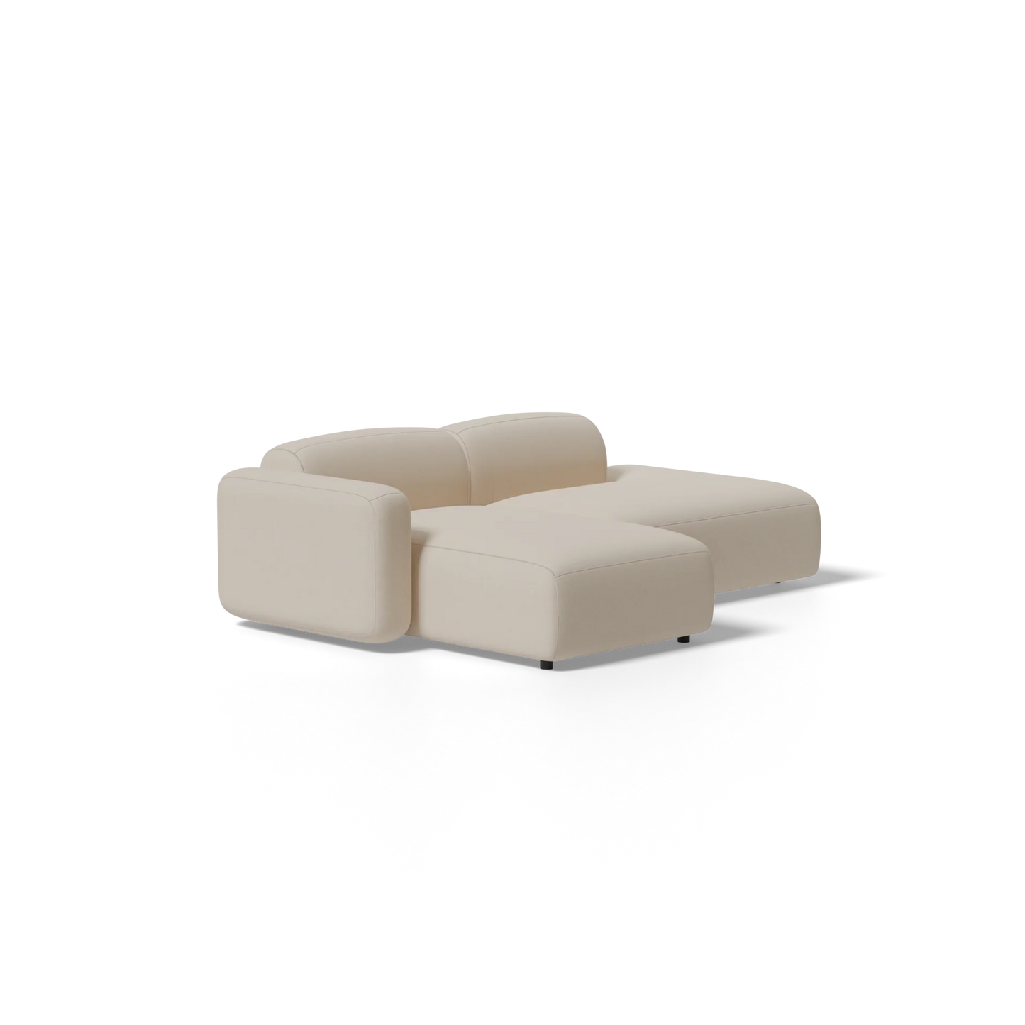 Two-Piece Soft Serve Sectional