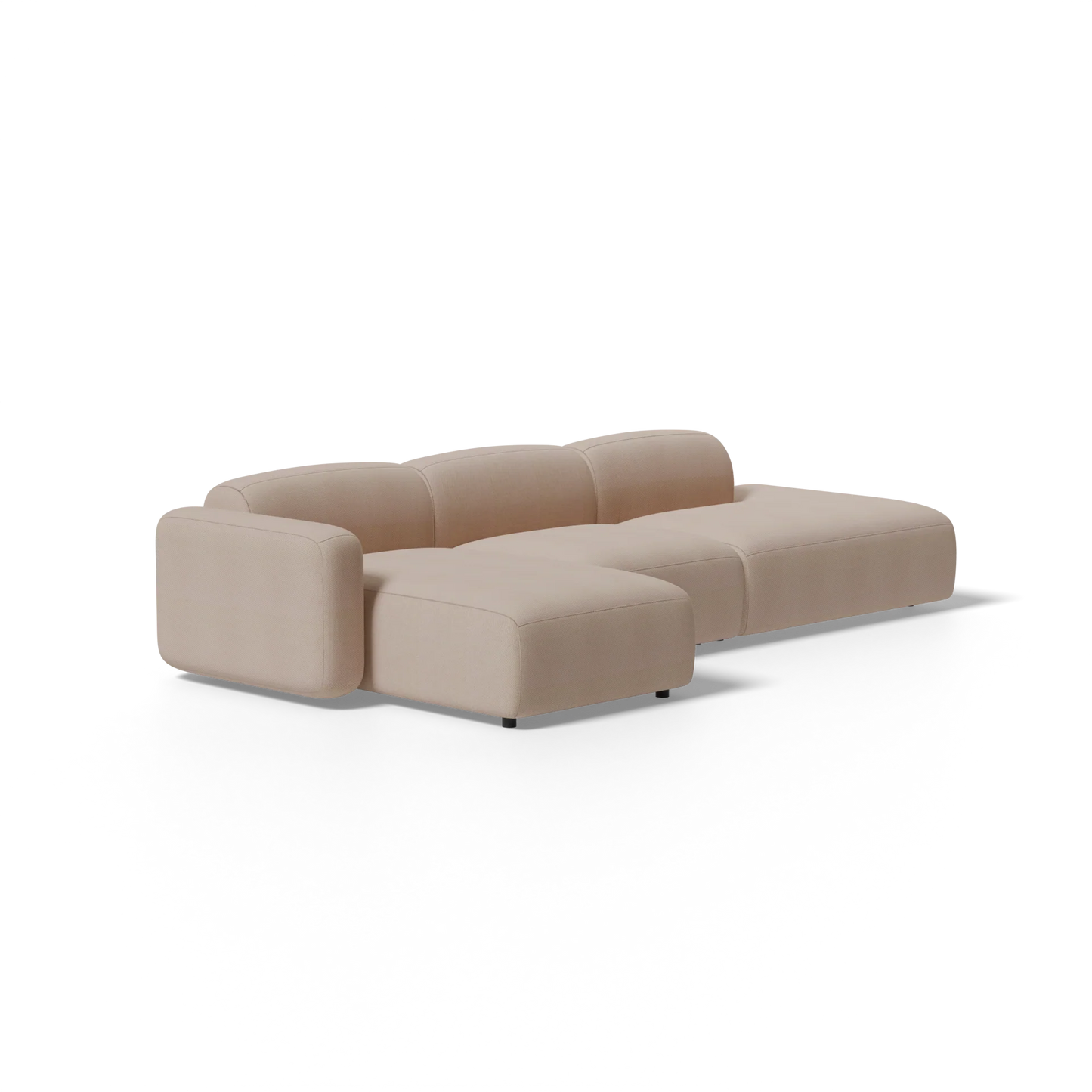 Three-Piece Soft Serve Sectional