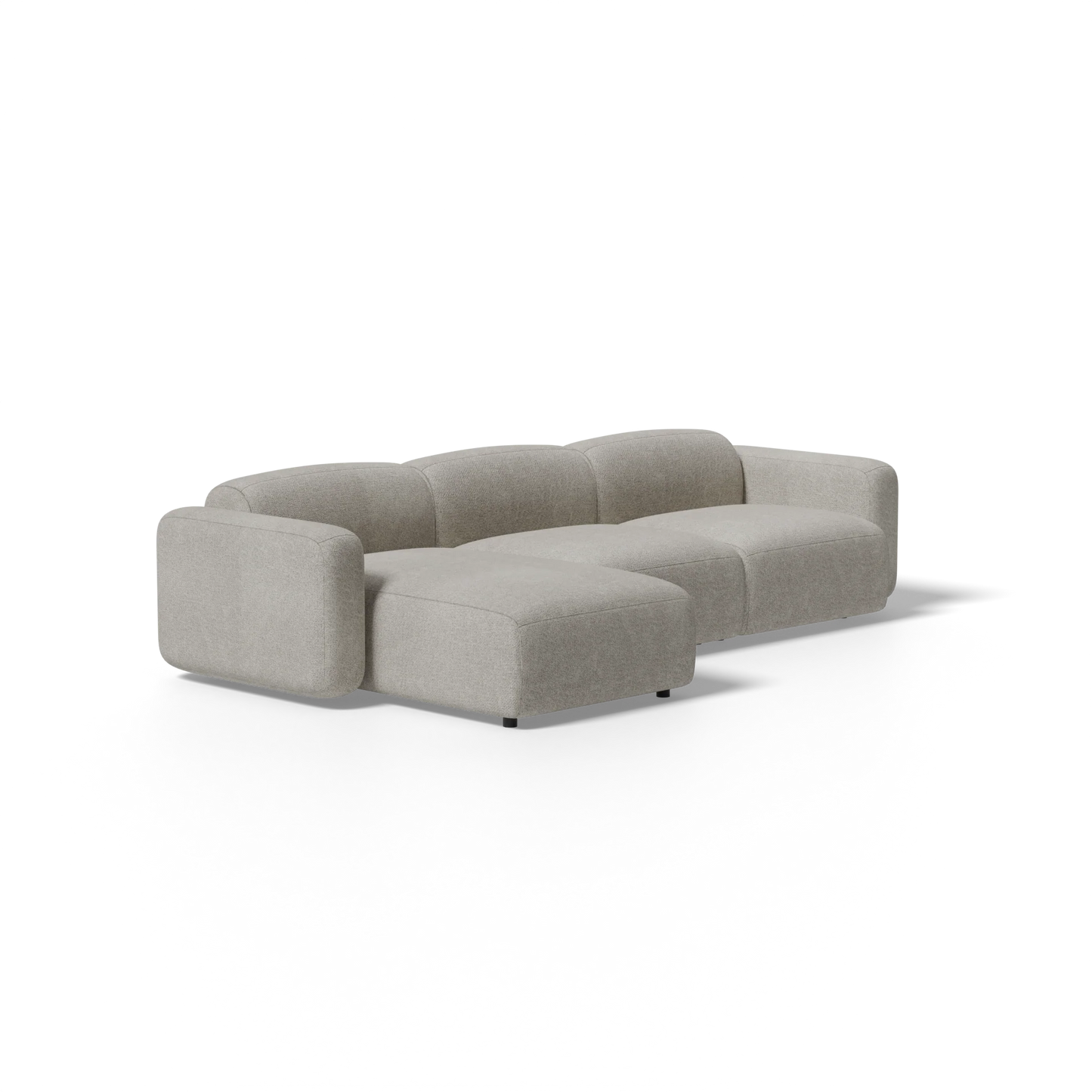 Three-Piece Soft Serve Sectional