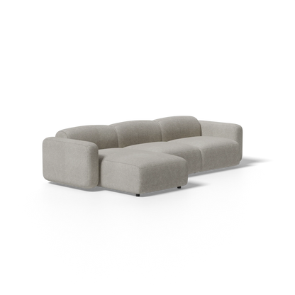 Three-Piece Soft Serve Sectional