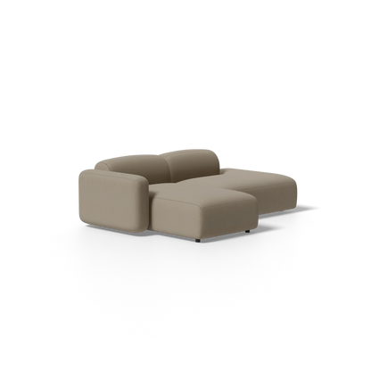 Two-Piece Soft Serve Sectional