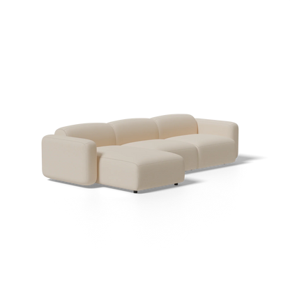 Three-Piece Soft Serve Sectional