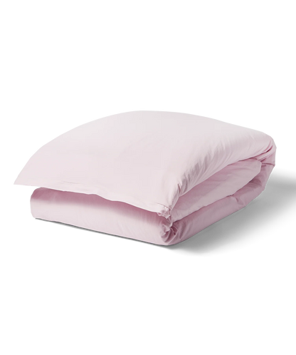 Percale Duvet Cover - Full/Queen - Pink