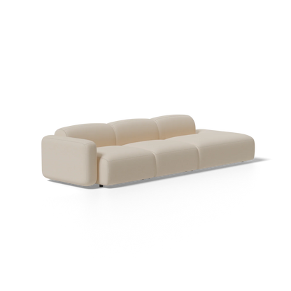 Three-Piece Soft Serve Sectional