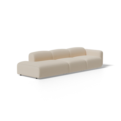 Three-Piece Soft Serve Sectional