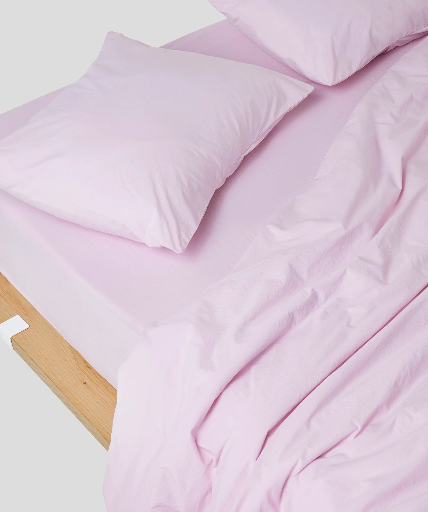 Percale Duvet Cover - Full/Queen - Pink