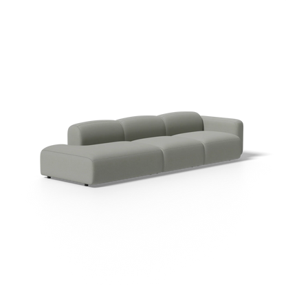 Three-Piece Soft Serve Sectional