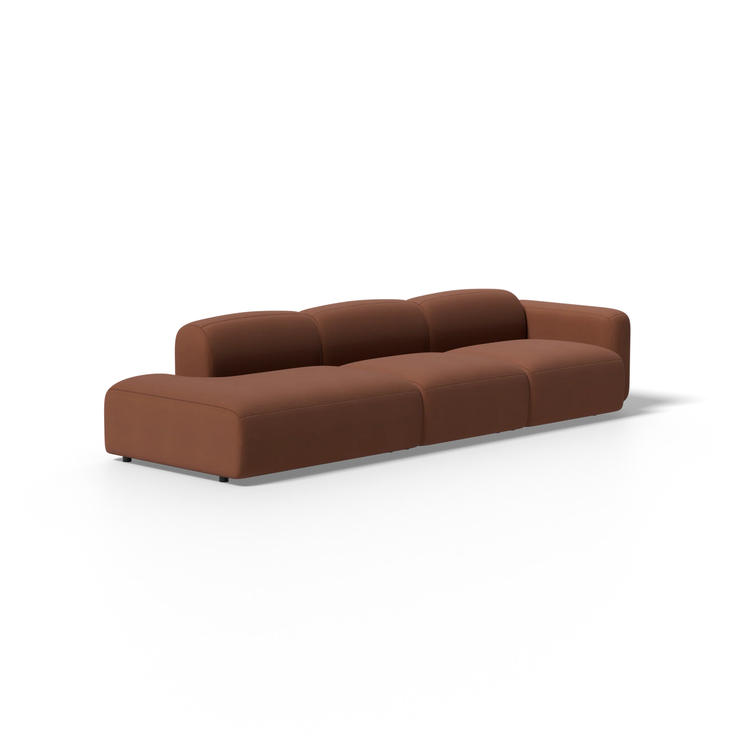 Three-Piece Soft Serve Sectional